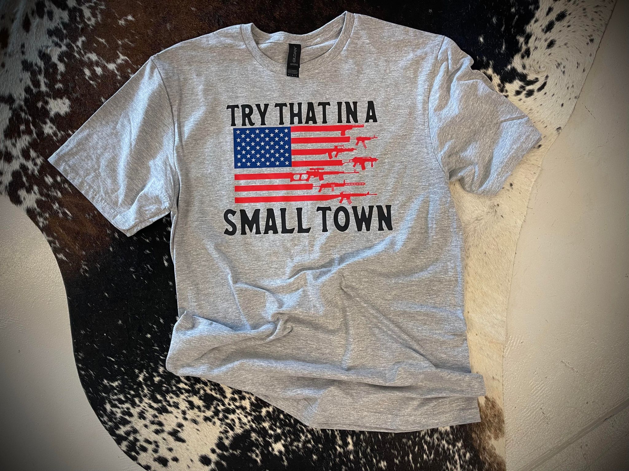 Aldean in Small Town Flag T-Shirt