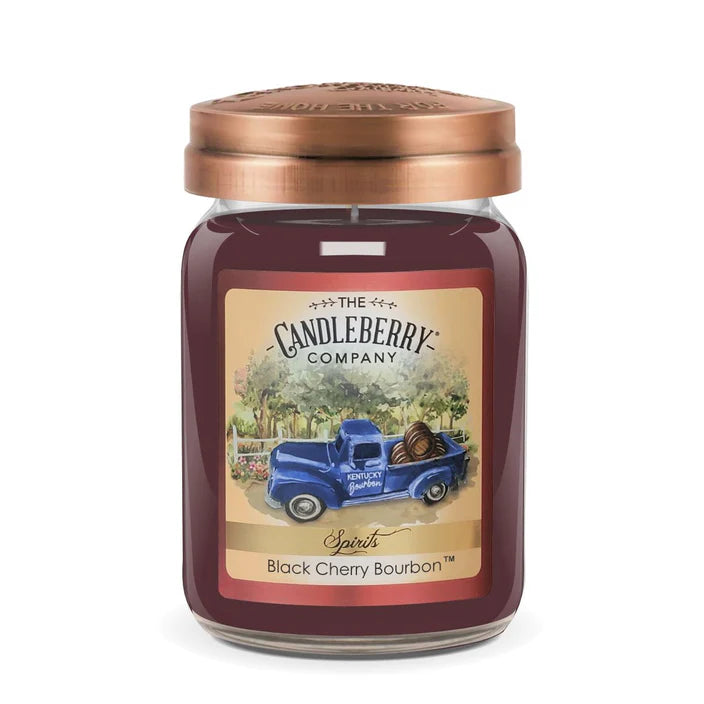 SPIRITS - Black Cherry Bourbon™, Large Jar Candle