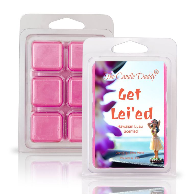 Get Lei'ed - Hawaiian Luau Scented Wax Melt - 1 Pack - 2 Ounces - 6 Cubes